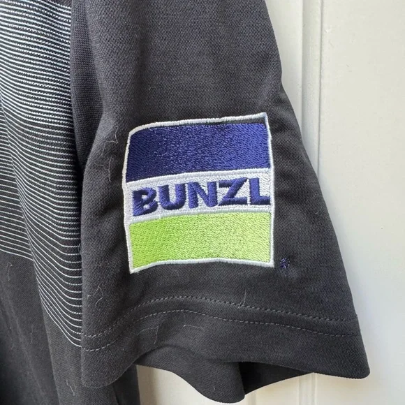 Travis Mathew Black and Gray Polo Shirt for Men - Picture 6 of 9